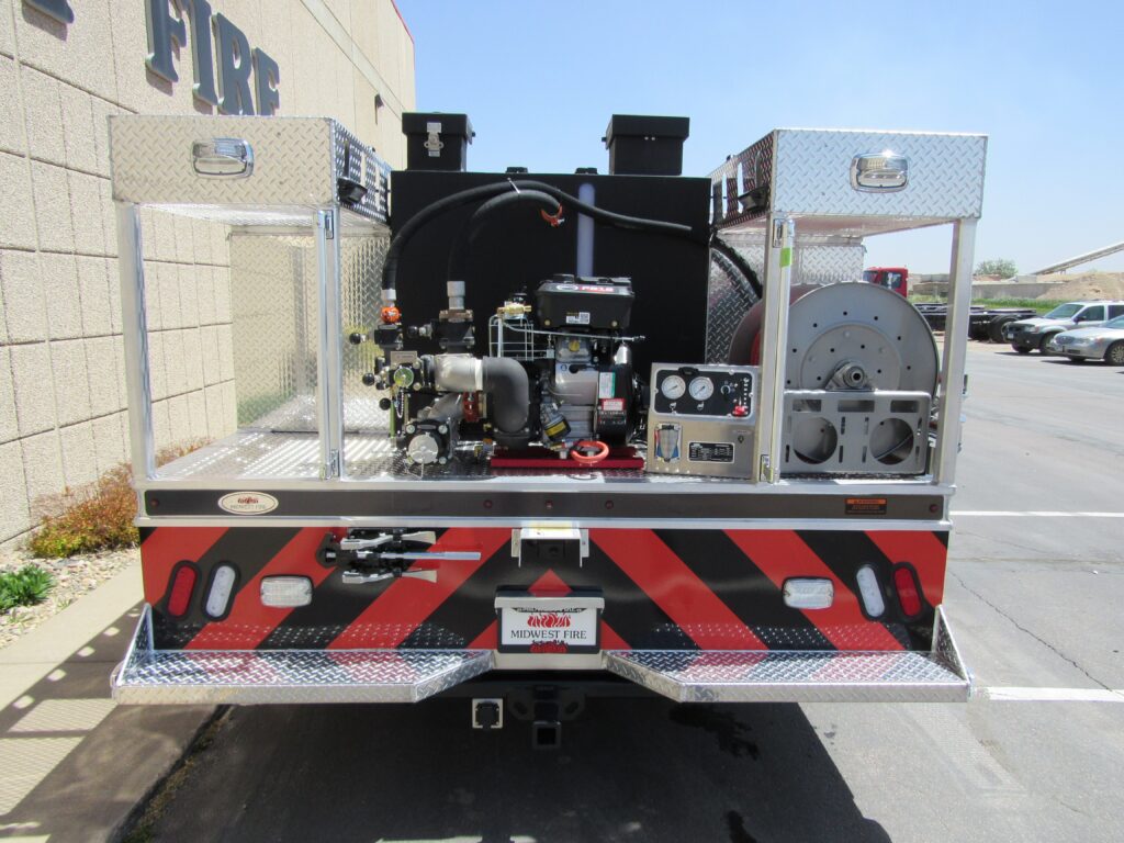 Delivery photo — Brush Truck for North Lincoln Fire & Rescue #1, Lincoln City, OR