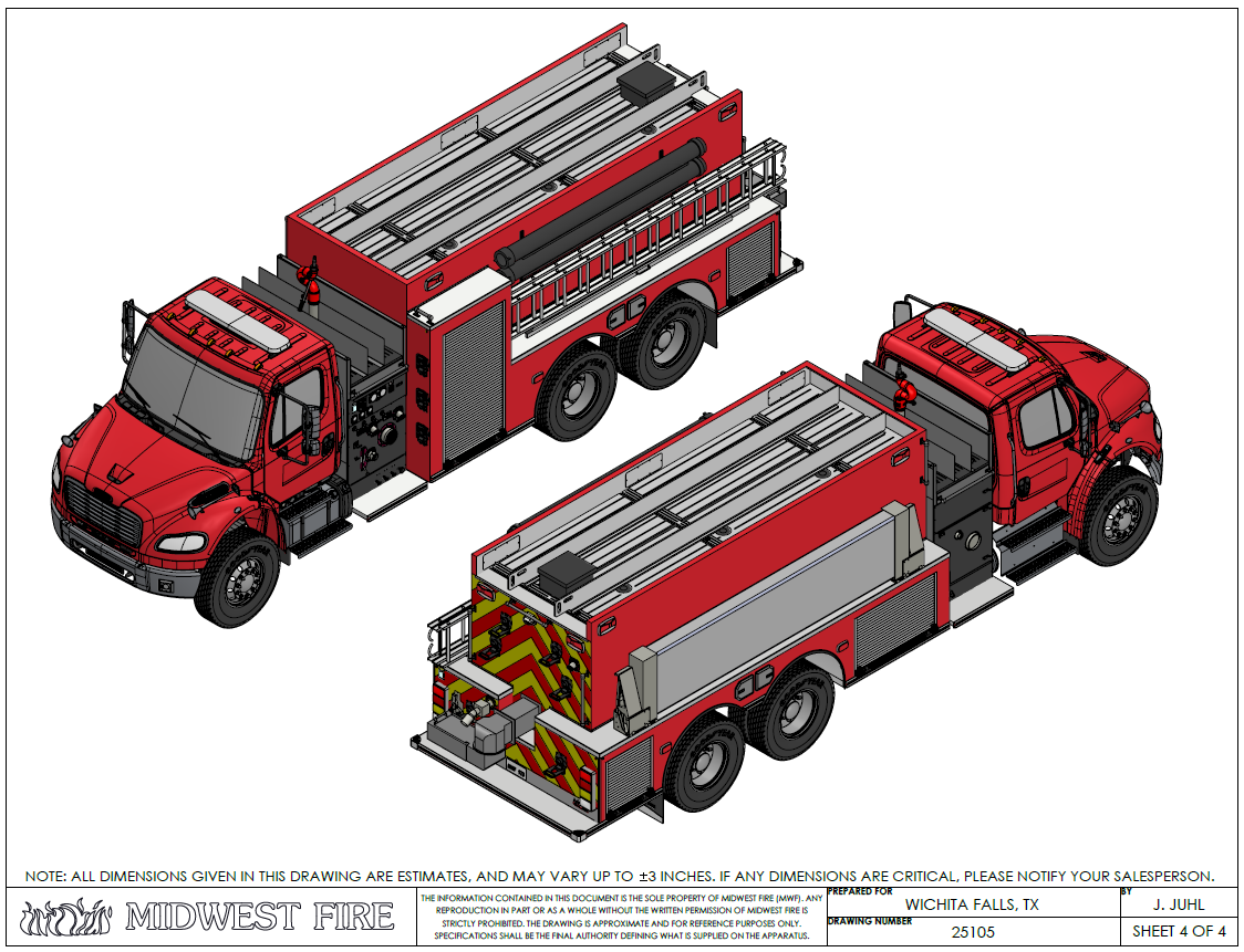Tanker Pumper for Lakeside City Volunteer Fire Department, Wichita Falls, TX