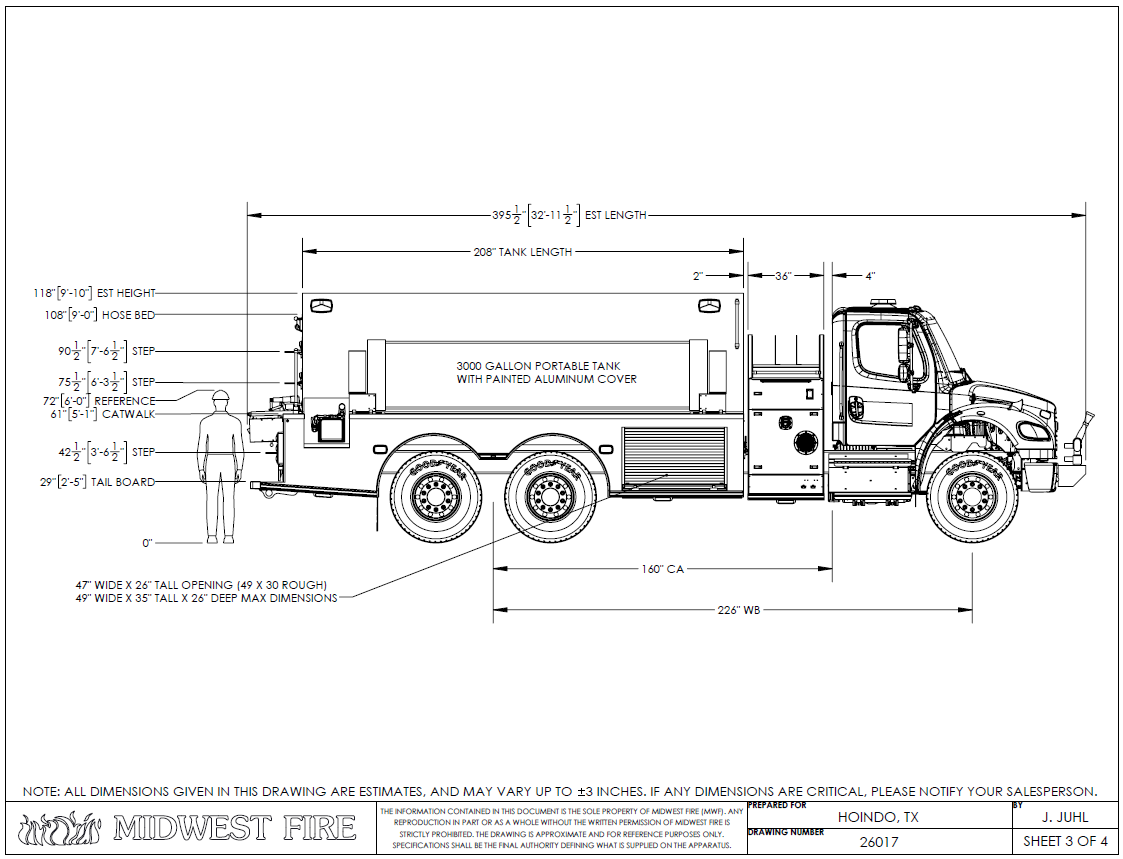 Build photo — Tanker Pumper for Medina County Emergency Services District #6, Hondo, TX