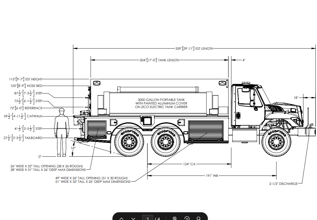 Build photo — Tanker for White Mills Fire & EMS, White Mills, PA