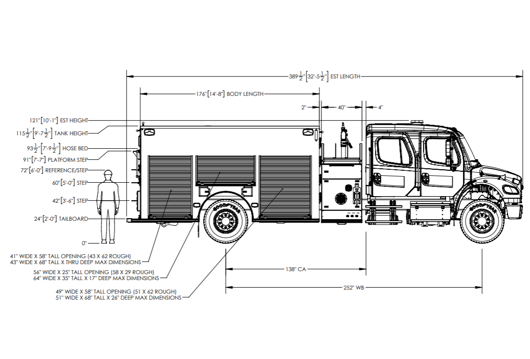 Build photo — Pumper for Winter Fire Department, Winter, WI