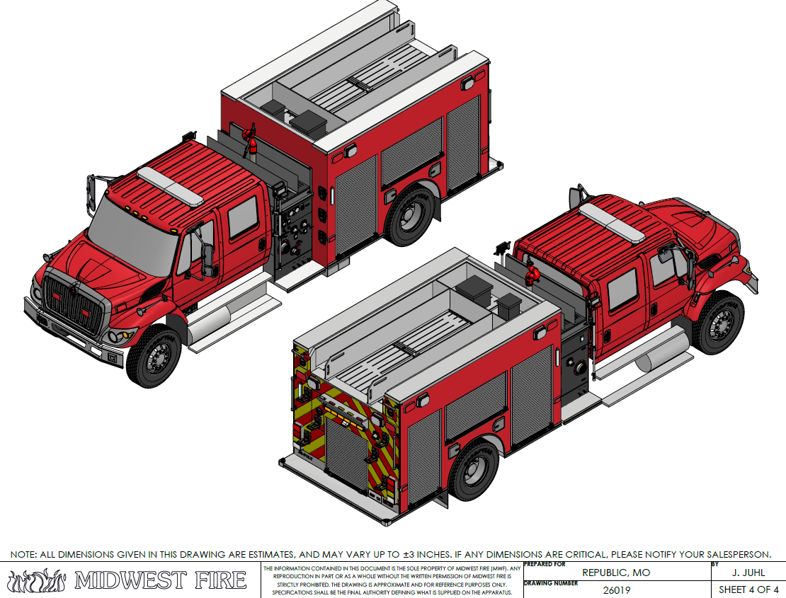 Pumper for West Republic Fire Protection District, Republic, MO