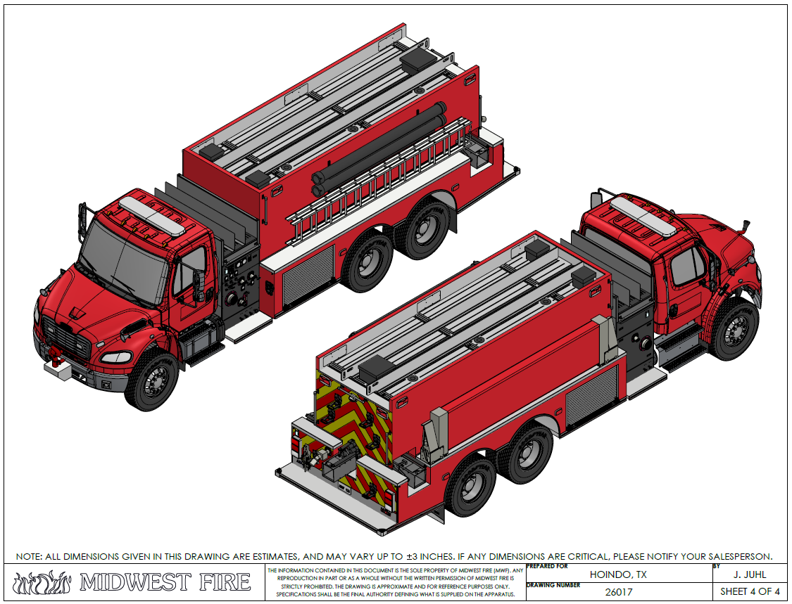 Tanker Pumper for Medina County Emergency Services District #6, Hondo, TX